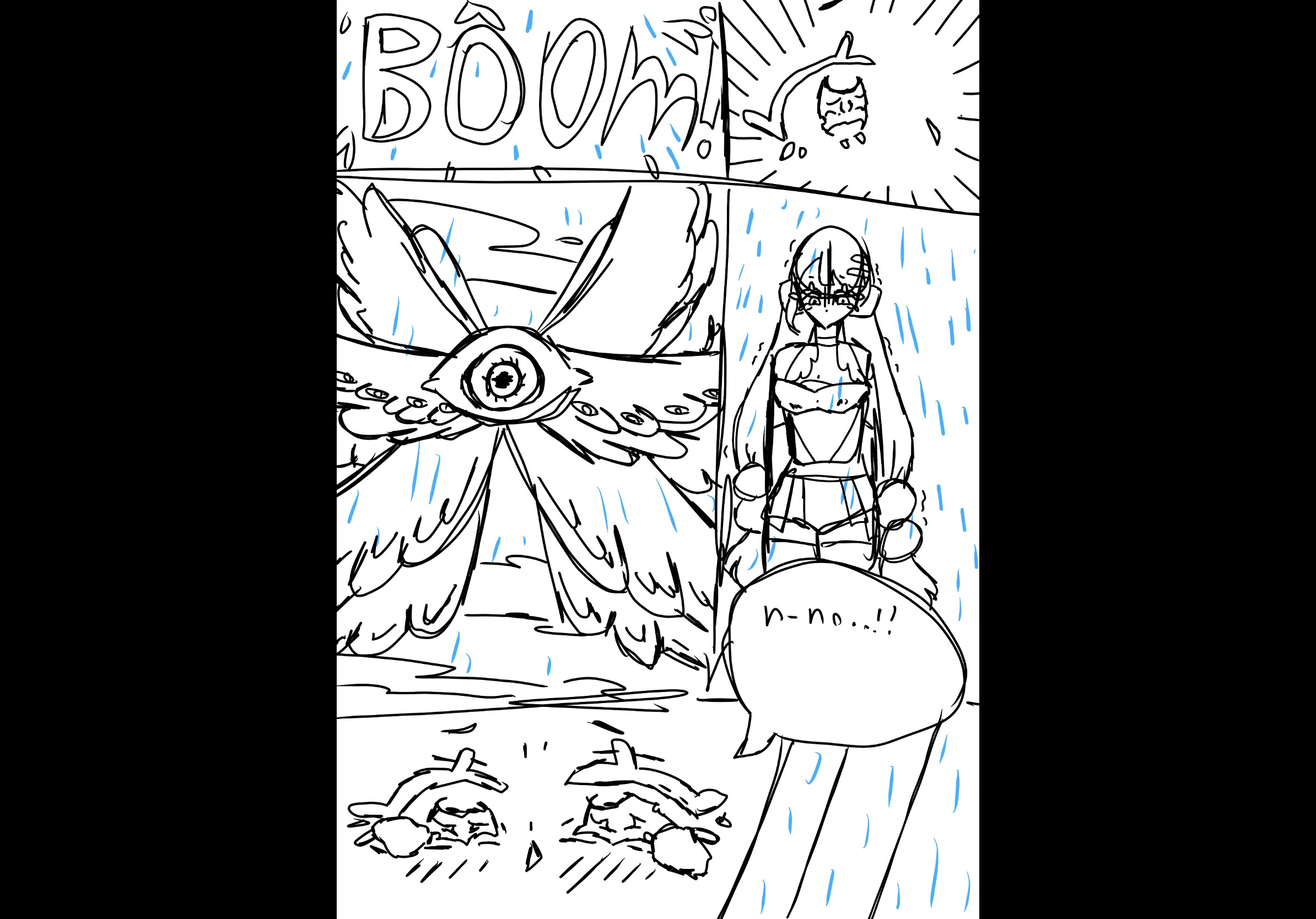 Panel: the bubble bursting and the arrival of the angel